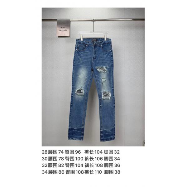 ストレートシルエット ベーシックデニム 軽快な着用感 AMIRI アミリ コピー ジーンズ 休日ファッション ワードローブアイテム