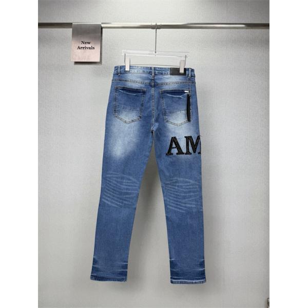 フェードデニム スリムフィット 自然な色落ち AMIRI アミリ コピー デニムパンツ 立体シルエット デイリースタイル