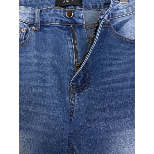 フェードデニム スリムフィット 自然な色落ち AMIRI アミリ コピー デニムパンツ 立体シルエット デイリースタイル