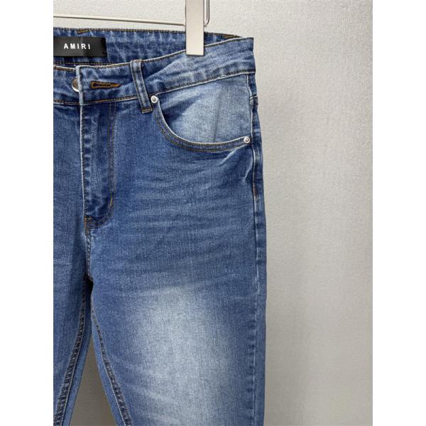 フェードデニム スリムフィット 自然な色落ち AMIRI アミリ コピー デニムパンツ 立体シルエット デイリースタイル
