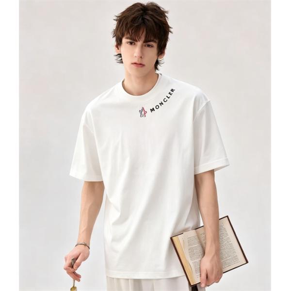 Moncler 2026春夏最新☆モンクレールｔシャツコピー男女OK人気おしゃれ黒色ホワイト色エレガント