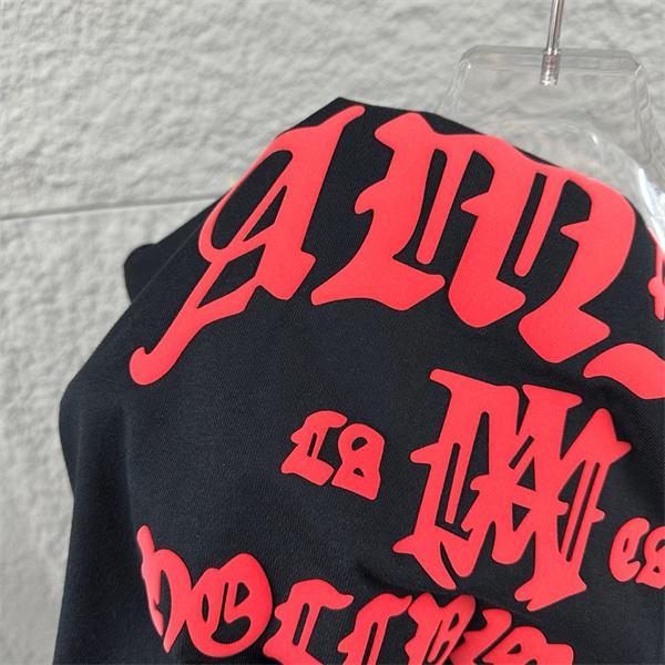 バックグラフィック Hollywoodモチーフ ロゴプリント AMIRI アミリ コピー 半袖Tシャツ クルーネック 2026トレンド