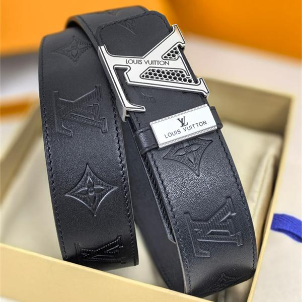 モノグラム型押し ゴールドLVバックル ハニカム装飾 LOUIS VUITTON ルイヴィトン コピー ベルト 新作注目