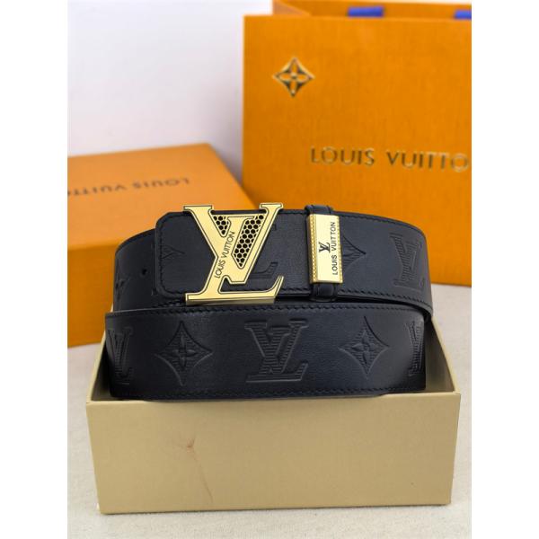 モノグラム型押し ゴールドLVバックル ハニカム装飾 LOUIS VUITTON ルイヴィトン コピー ベルト 新作注目