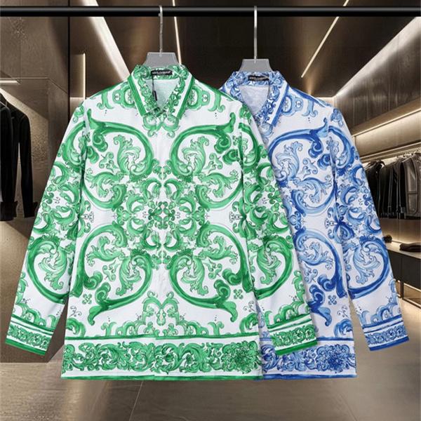 2026SS新作 マヨリカ装飾 総柄プリント DOLCE＆GABBANA ドルチェ＆ガッバーナ コピー 長袖シャツ 注目モデル