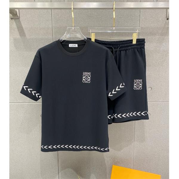 LOEWE 2026ss春夏ロエベセットアップコピー人気ランキングおしゃれコーディネート2点セット