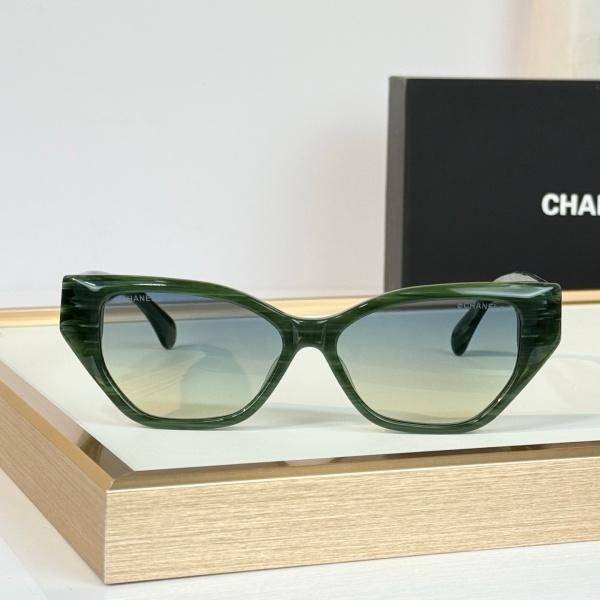 モード顔キャットアイ シャネル A71765 サングラス CHANEL ボリュームテンプル 存在感