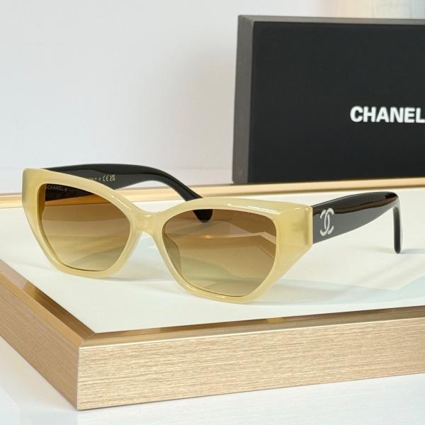 モード顔キャットアイ シャネル A71765 サングラス CHANEL ボリュームテンプル 存在感