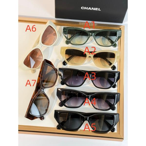 モード顔キャットアイ シャネル A71765 サングラス CHANEL ボリュームテンプル 存在感
