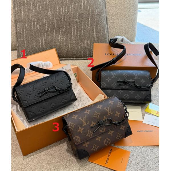 LV Steamer☆☆ルイヴィトンショルダーバッグコピー18×12cmユニセックス3色定番アイテム使い勝手