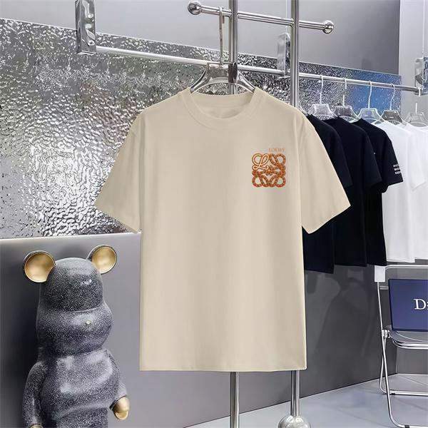 レイヤードモチーフ 柔らかな風合い 耐久性良好 LOEWE ロエベ コピー 半袖Tシャツ 洗練カジュアル 売れ筋浮上 コーデ主軸