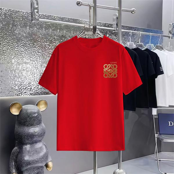 レイヤードモチーフ 柔らかな風合い 耐久性良好 LOEWE ロエベ コピー 半袖Tシャツ 洗練カジュアル 売れ筋浮上 コーデ主軸