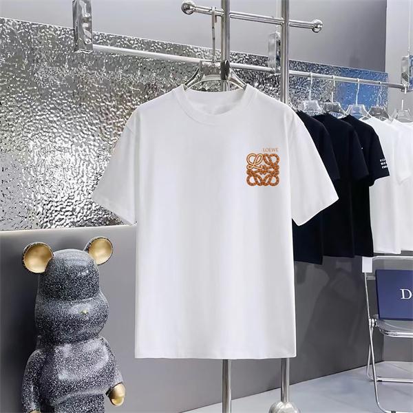レイヤードモチーフ 柔らかな風合い 耐久性良好 LOEWE ロエベ コピー 半袖Tシャツ 洗練カジュアル 売れ筋浮上 コーデ主軸