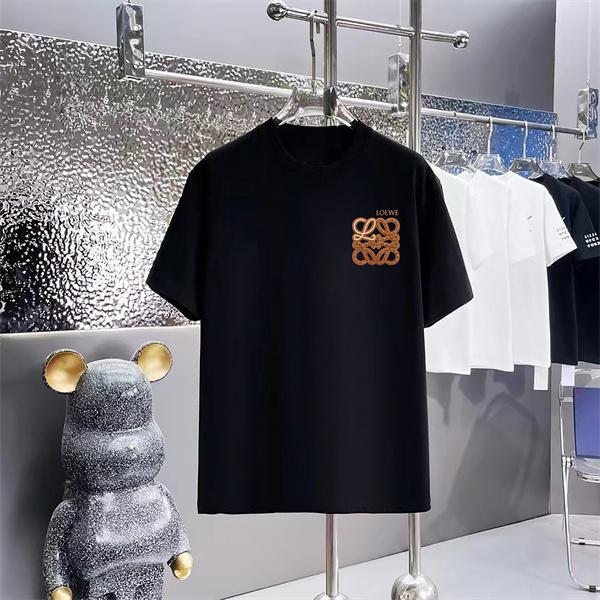 レイヤードモチーフ 柔らかな風合い 耐久性良好 LOEWE ロエベ コピー 半袖Tシャツ 洗練カジュアル 売れ筋浮上 コーデ主軸