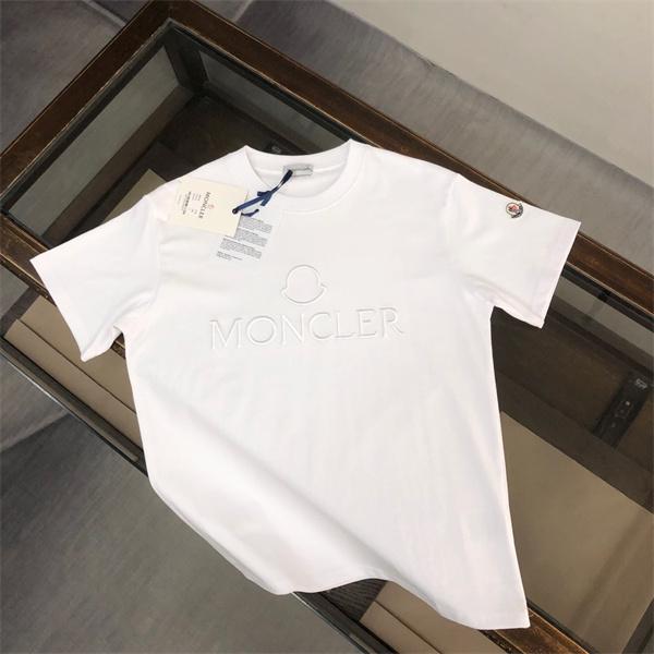 立体エンボスレタリング コットンジャージー 端正シルエット MONCLER モンクレール コピー 半袖Tシャツ 新着本命 反響拡大