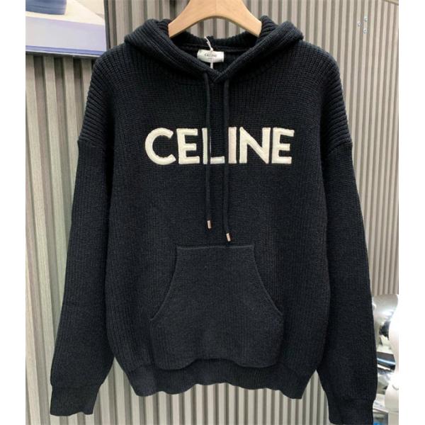 CELINE新作☆ セリーヌパーカーコピー2026春夏人気ランキングニット生地お洒落快適