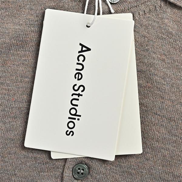袖口チェックデザイン 通気性良好 ミニマル上品 ACNE STUDIOS アクネストゥディオズ コピー ポロシャツ 着回し主力