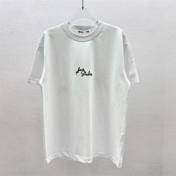 厚手コットン ボックスシルエット ACNE STUDIOS アクネストゥディオズ コピー 半袖Tシャツ 完売期待 旬の本命