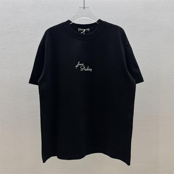 厚手コットン ボックスシルエット ACNE STUDIOS アクネストゥディオズ コピー 半袖Tシャツ 完売期待 旬の本命