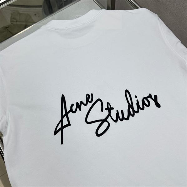 厚手コットン ボックスシルエット ACNE STUDIOS アクネストゥディオズ コピー 半袖Tシャツ 完売期待 旬の本命