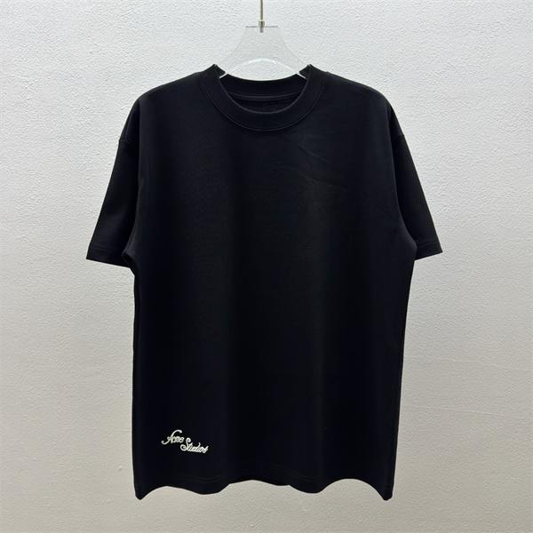 裾サインレタリング コットンジャージー ワイドフォルム ACNE STUDIOS アクネストゥディオズ コピー 半袖Tシャツ 限定感漂う