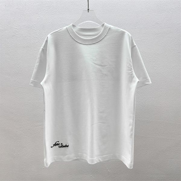 裾サインレタリング コットンジャージー ワイドフォルム ACNE STUDIOS アクネストゥディオズ コピー 半袖Tシャツ 限定感漂う