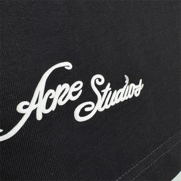 裾サインレタリング コットンジャージー ワイドフォルム ACNE STUDIOS アクネストゥディオズ コピー 半袖Tシャツ 限定感漂う