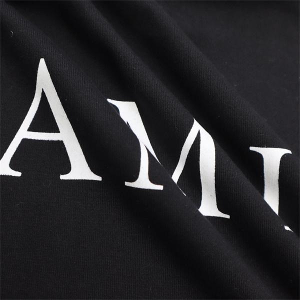 コントラストモチーフ なめらか裏毛 ボックスフォルム AMIRI アミリ コピー スウェット 洗練カジュアル 主力候補