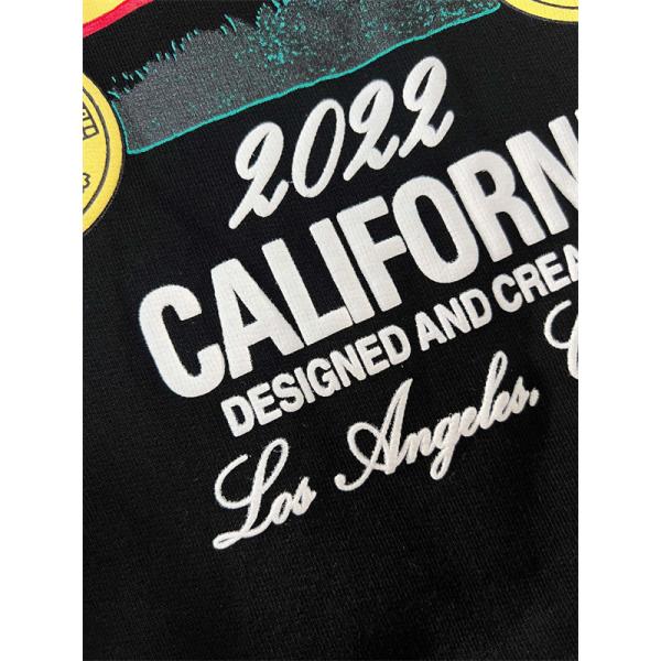 カリフォルニアグラフィック パームツリープリント 厚手コットン AMIRI アミリ コピー クルーネックスウェット レトロ注目