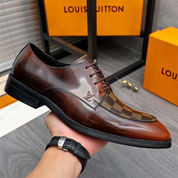 足馴染みのいい 2026春夏  スリップオン 柔軟 ルイ ヴィトンビジネスシューズコピー LOUIS VUITTON  激安(日本最大級)