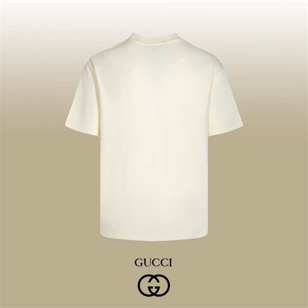 ストロベリーアニマル カラフルイラスト ポップアート GUCCI グッチ コピー 半袖Tシャツ 視線集中