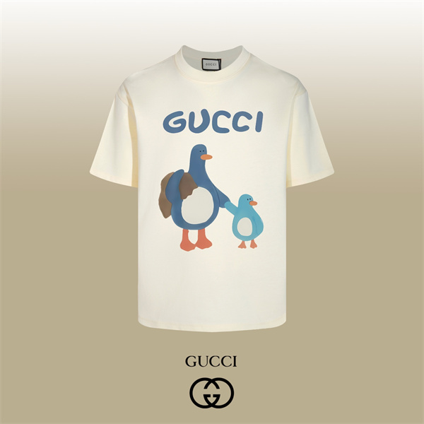 親子モチーフ 配色グラフィック 快適フォルム GUCCI グッチ コピー 半袖Tシャツ デイリー主力 売れ筋有望