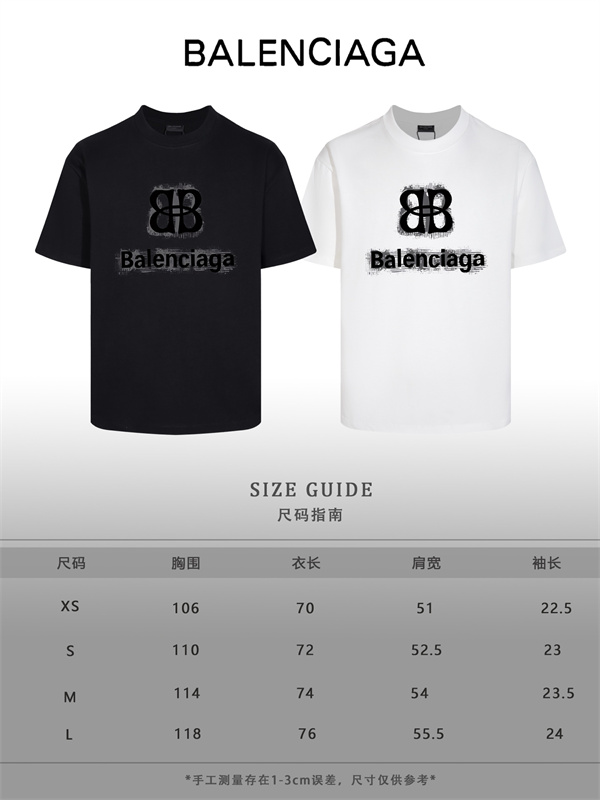 ディストレスレタリング 立体陰影 クール映え BALENCIAGA バレンシアガ コピー 半袖Tシャツ 話題性抜群