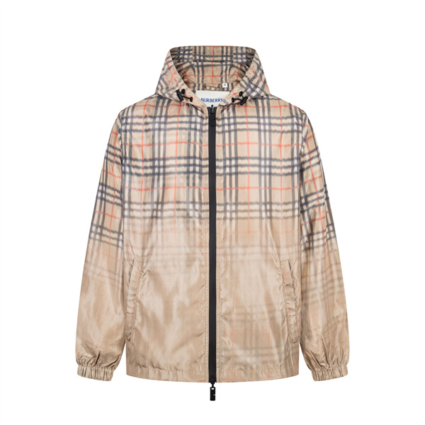 シアーチェック 軽量フード ダブルジップ BURBERRY バーバリー コピー
