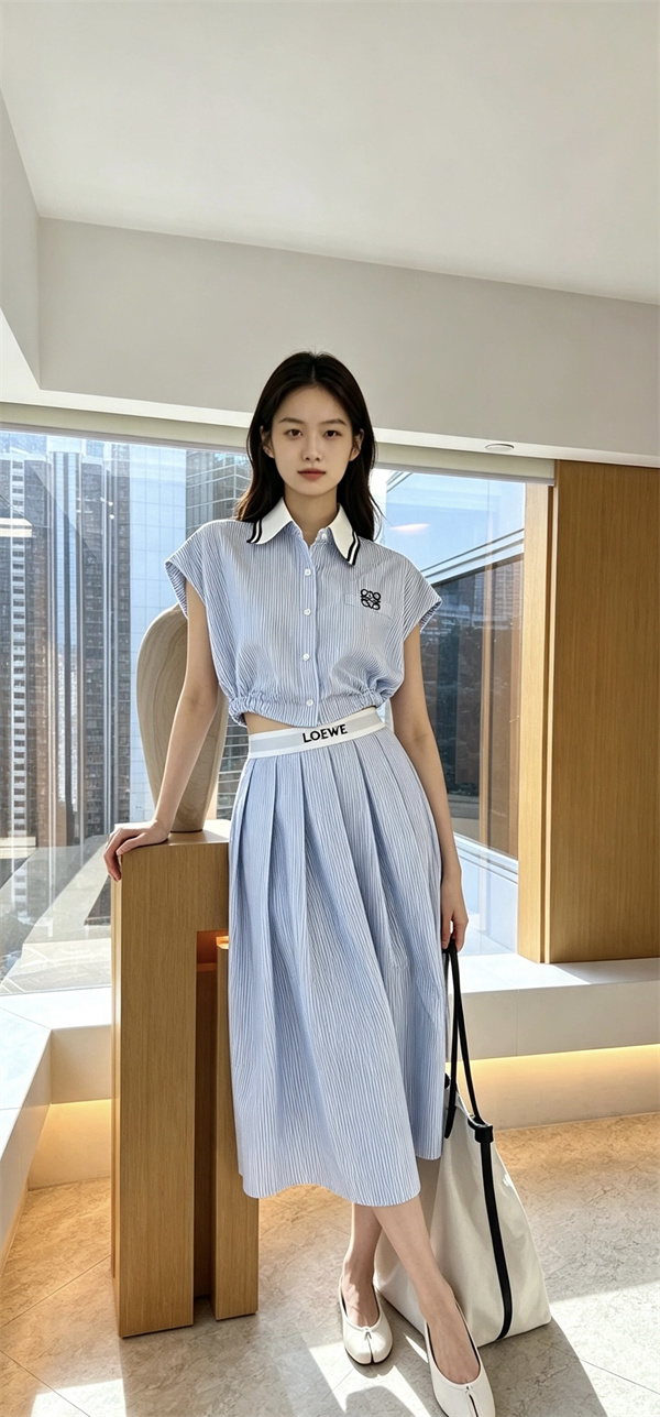 【2026人気】ロエベ ワンピースコピーLOEWE 新作オシャレ旅行用素晴らしいコーデ