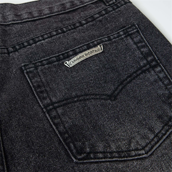 アート総柄 ワイドストレート CHROME HEARTS クロムハーツ コピー デニムパンツ 人気急伸