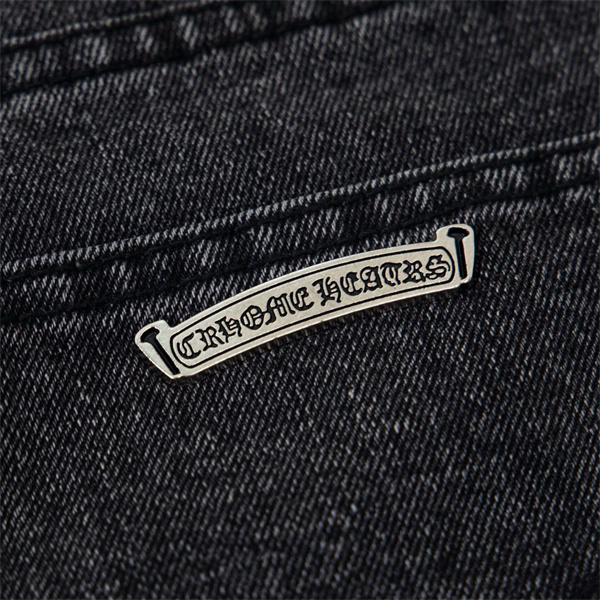 アート総柄 ワイドストレート CHROME HEARTS クロムハーツ コピー デニムパンツ 人気急伸