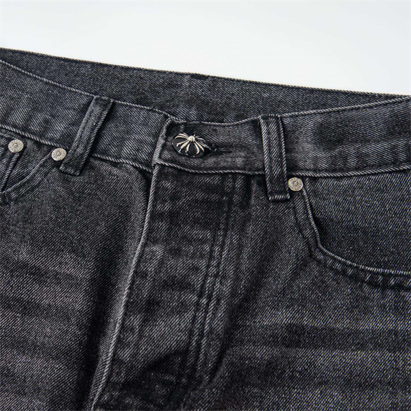 アート総柄 ワイドストレート CHROME HEARTS クロムハーツ コピー デニムパンツ 人気急伸