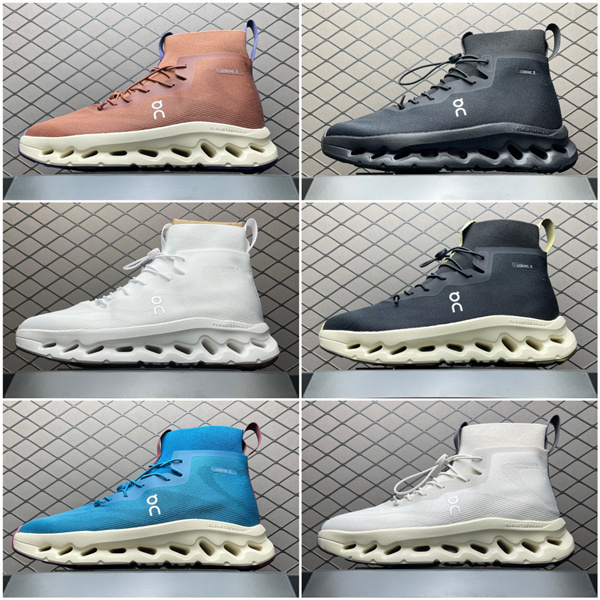 LOEWE × On ロエベ × オン コピー ハイカットスニーカー 新作注目 Cloudtilt Hi ニットアッパー