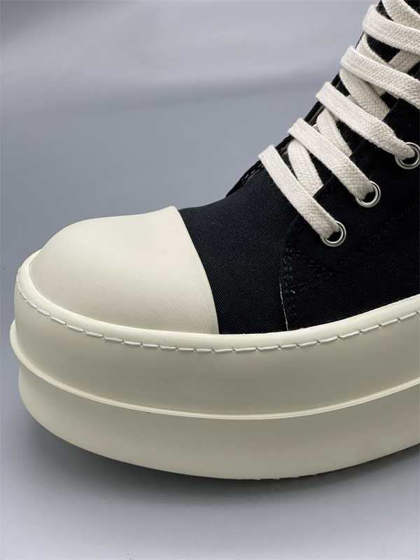 モノトーン配色 軽快フィット ストリート主力 RICK OWENS リック・オウエンス コピー レースアップスニーカー 海外人気