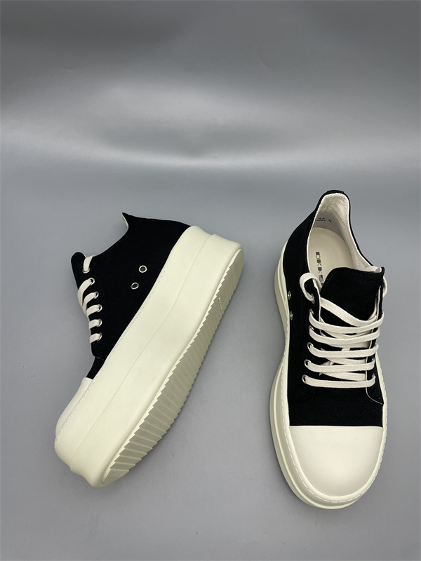 モノトーン配色 軽快フィット ストリート主力 RICK OWENS リック・オウエンス コピー レースアップスニーカー 海外人気
