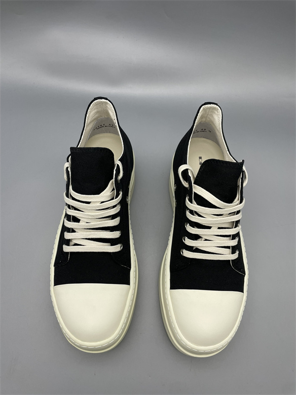 モノトーン配色 軽快フィット ストリート主力 RICK OWENS リック・オウエンス コピー レースアップスニーカー 海外人気