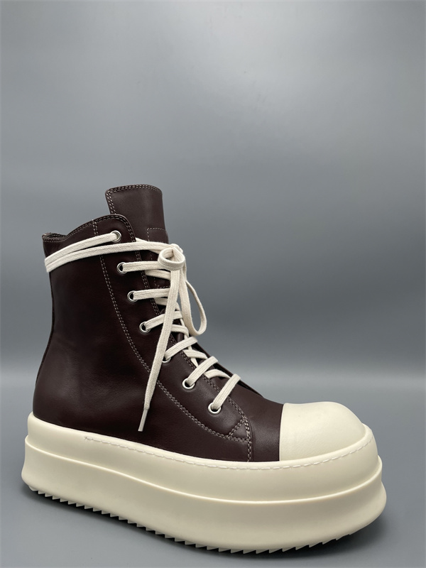 Rick Owens スエードシャークブーツ　リックオウエンス ジップ開閉 シャークソール RICK OWENS リック・オウエンス コピー