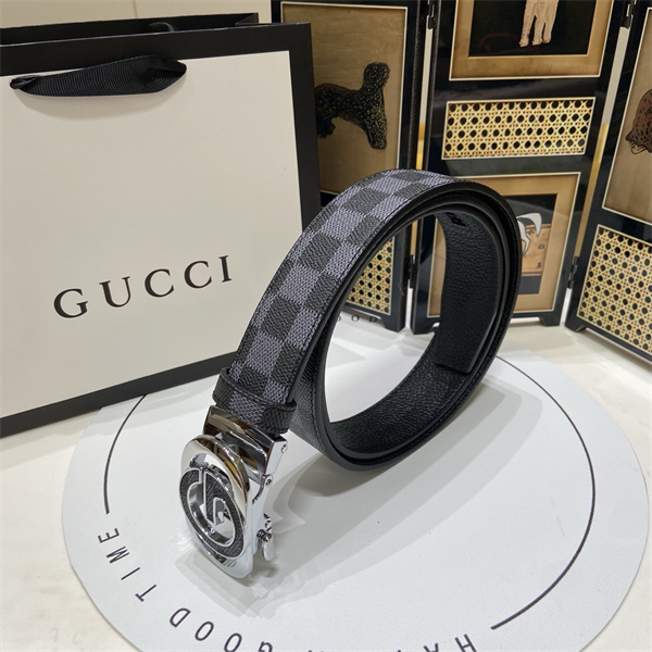 質感重視 GUCCI グッチ コピー GGモチーフベルト メタルバックル 丁寧な縁取り 都会派スタイル