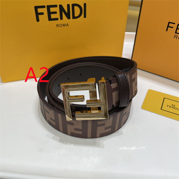 人気上昇 FENDI フェンディ コピー メンズ ウエストベルト A1・A2バックル展開 アイコニックFF柄 着こなし映え