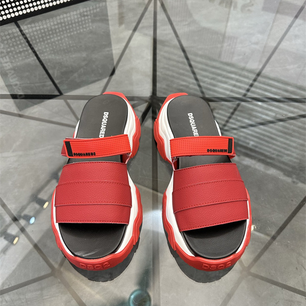 ボリュームソール ホールド感良好 DSQUARED2 ディースクエアード コピー スポーツサンダル アクティブな足元 人気上昇