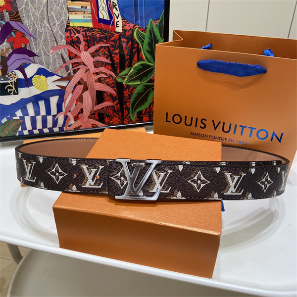 売れ行き好調 LOUIS VUITTON ルイヴィトン コピー メンズ ロゴベルト メタルLVバックル アート感ある主役級デザイン