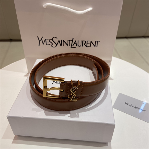  スリム幅 SAINT LAURENT サンローラン コピー レザーベルト 端正なフォルム コーデを引き締める一本 注目度上昇