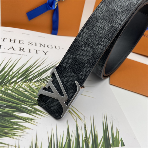 売れ筋候補 LOUIS VUITTON ルイヴィトン コピー メンズ ロゴベルト ダミエパターン 存在感あるバックル 着回し力