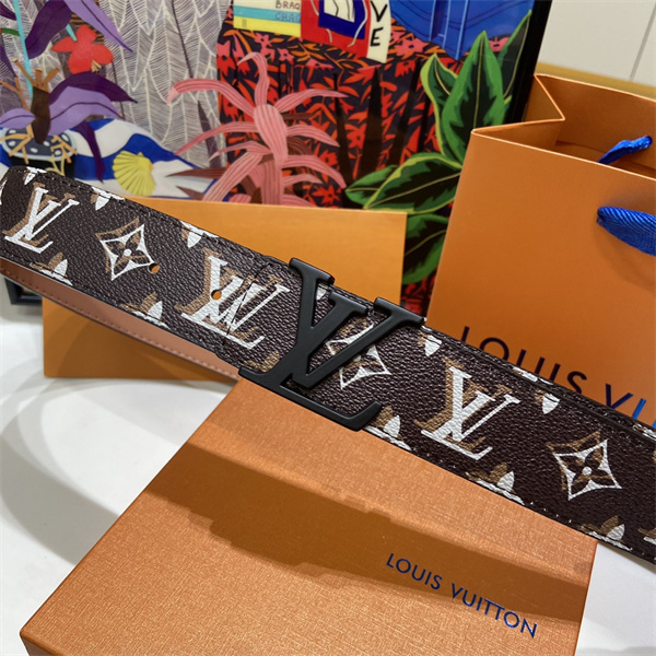 クラシカルな存在感 LOUIS VUITTON ルイヴィトン コピー モノグラムレザーベルト メンズアクセサリー 話題沸騰